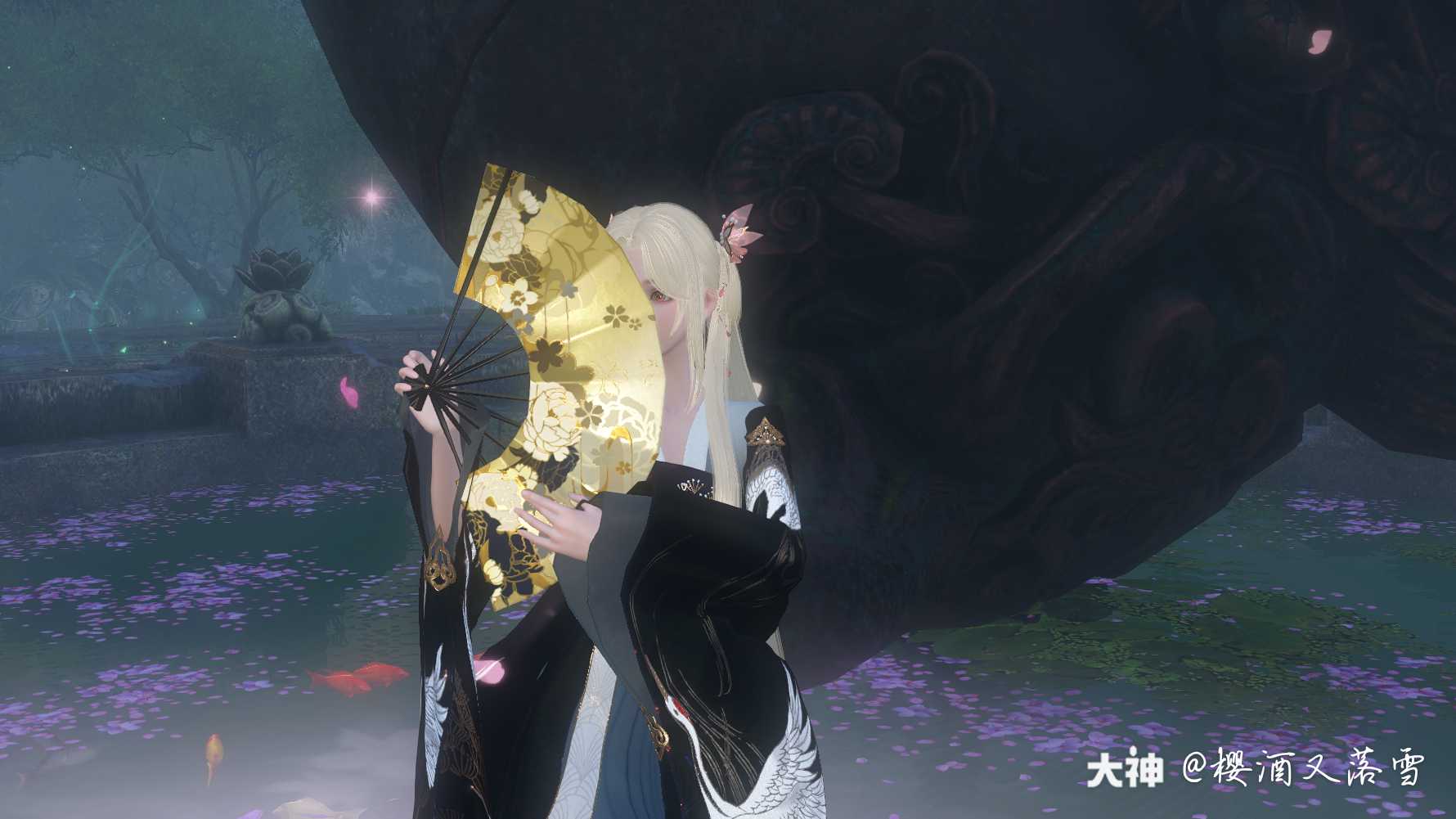 逆水寒# 金发配黑衣.