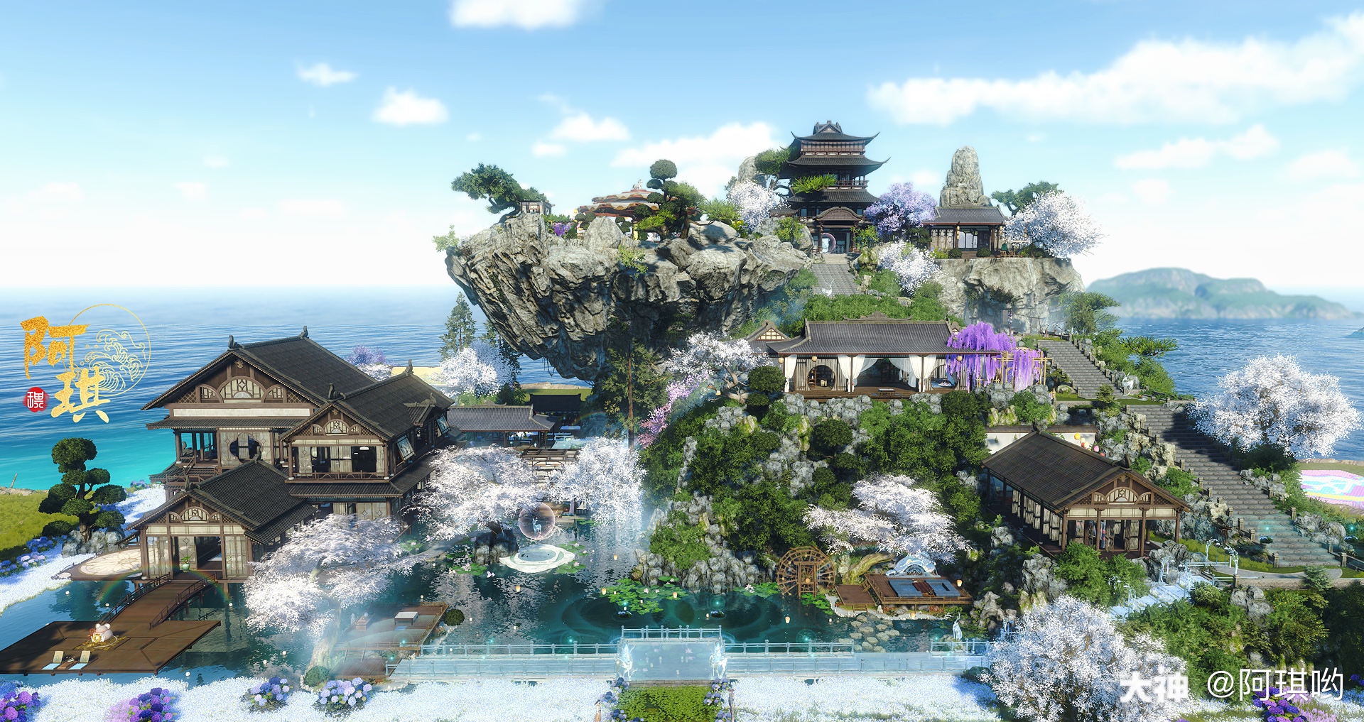 璎珞垂垂萼绿华 (客单 请勿复刻)#逆水寒##逆水寒庄园##庄园筑梦Ζ