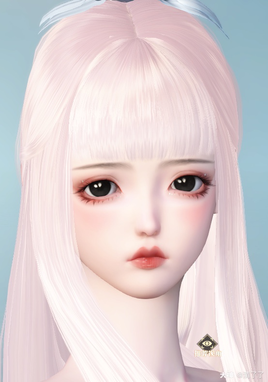 改了改之前的脸,真好看啊,呜呜好穷,活在试穿里