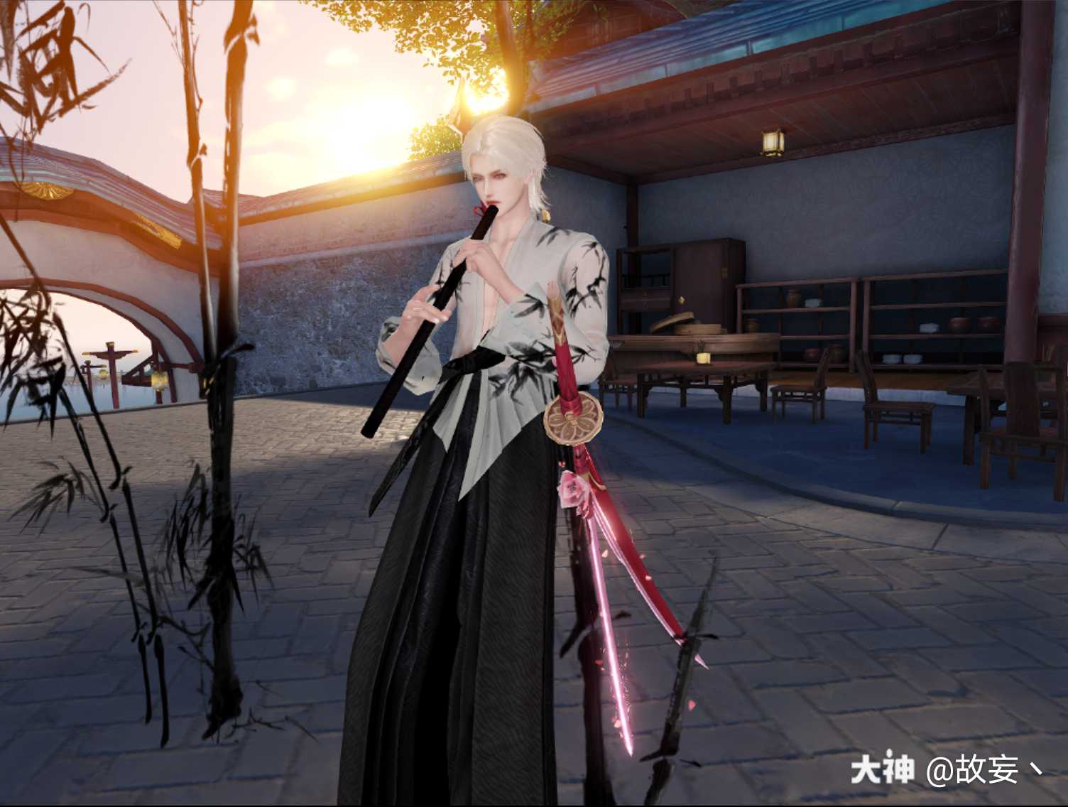 天谕手游 求求了 能修复下墨染的.