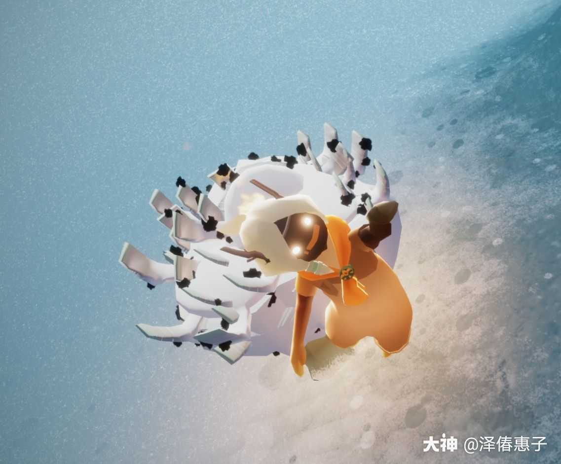 孔雀开屏(x) 螃蟹开屏(v)#光遇日常