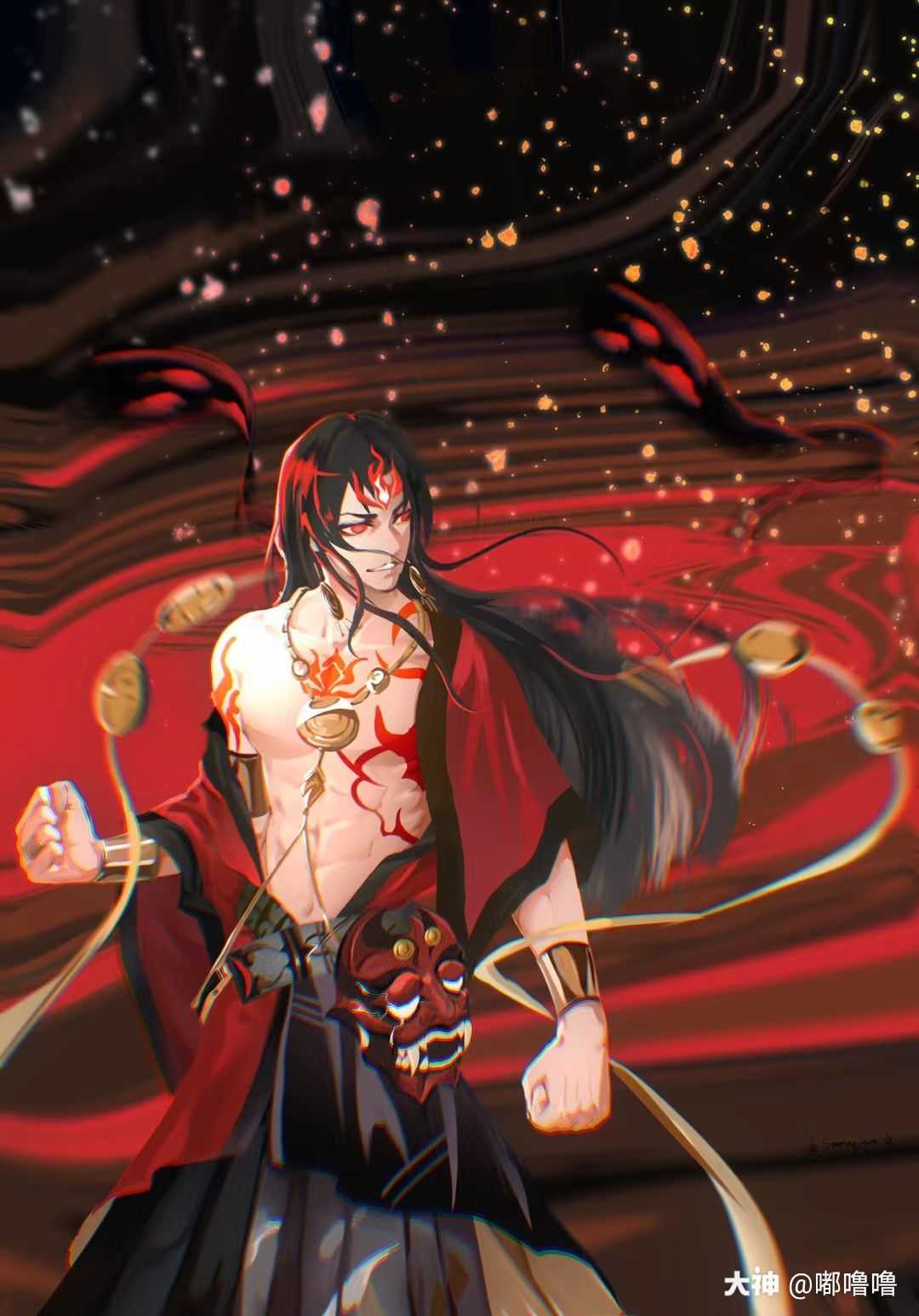 关注 #阴阳师##ssr阿修罗##阴阳师同人# 摸一个,希望可以抽到