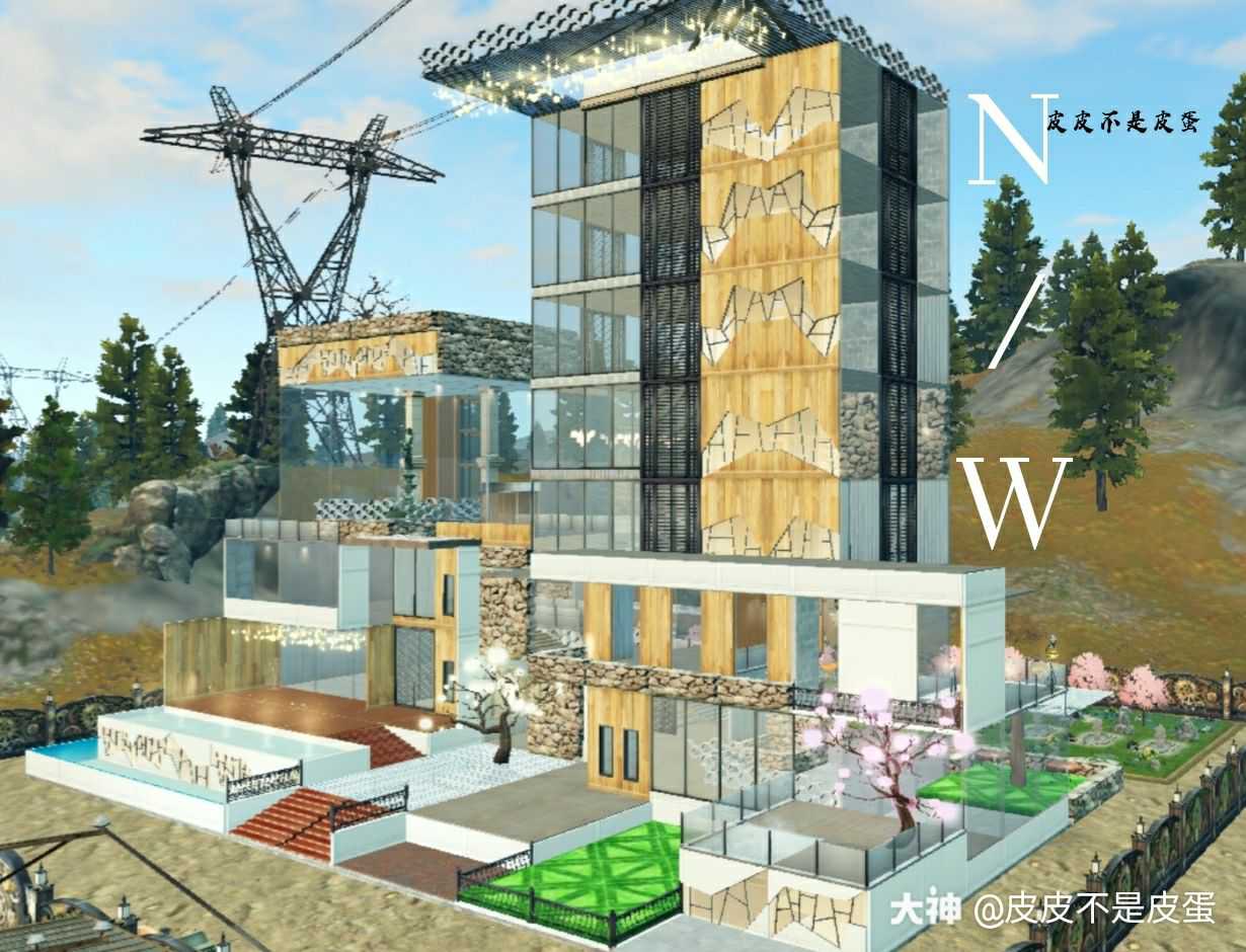 原创 自然系公寓 N W 预告告 内饰还在努力中 感谢小姐姐 南绻 来自网易大神明日之后圈子 皮皮不是皮蛋