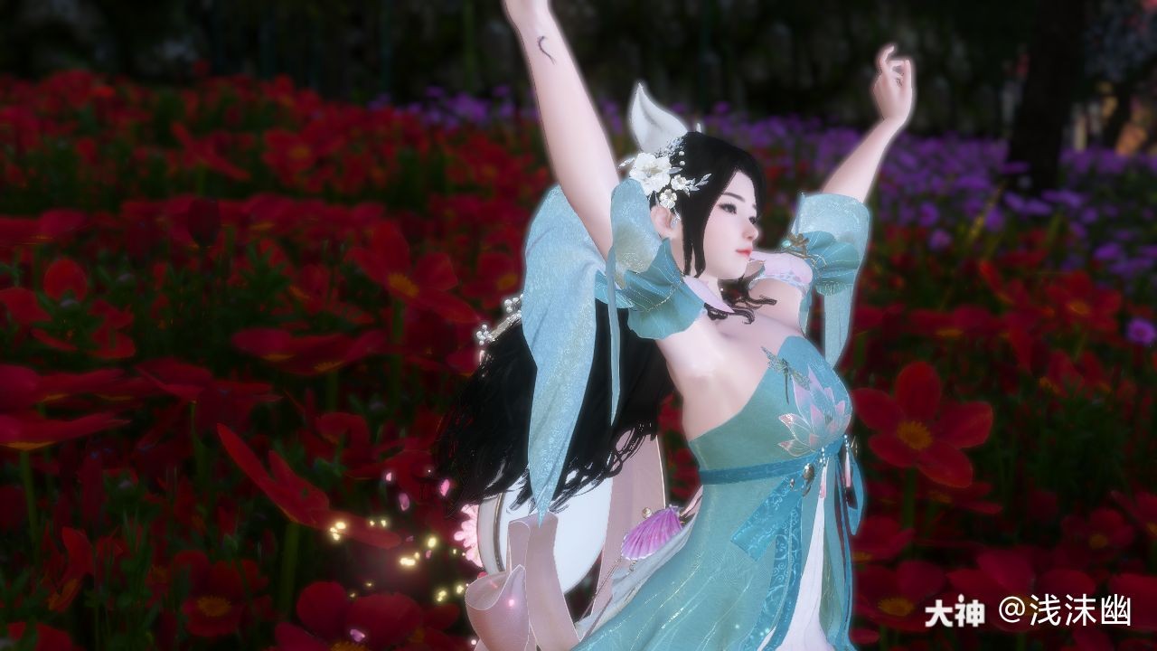 站着站着 就困困了 伸个懒腰 来自大神逆水寒圈子 浅沫幽