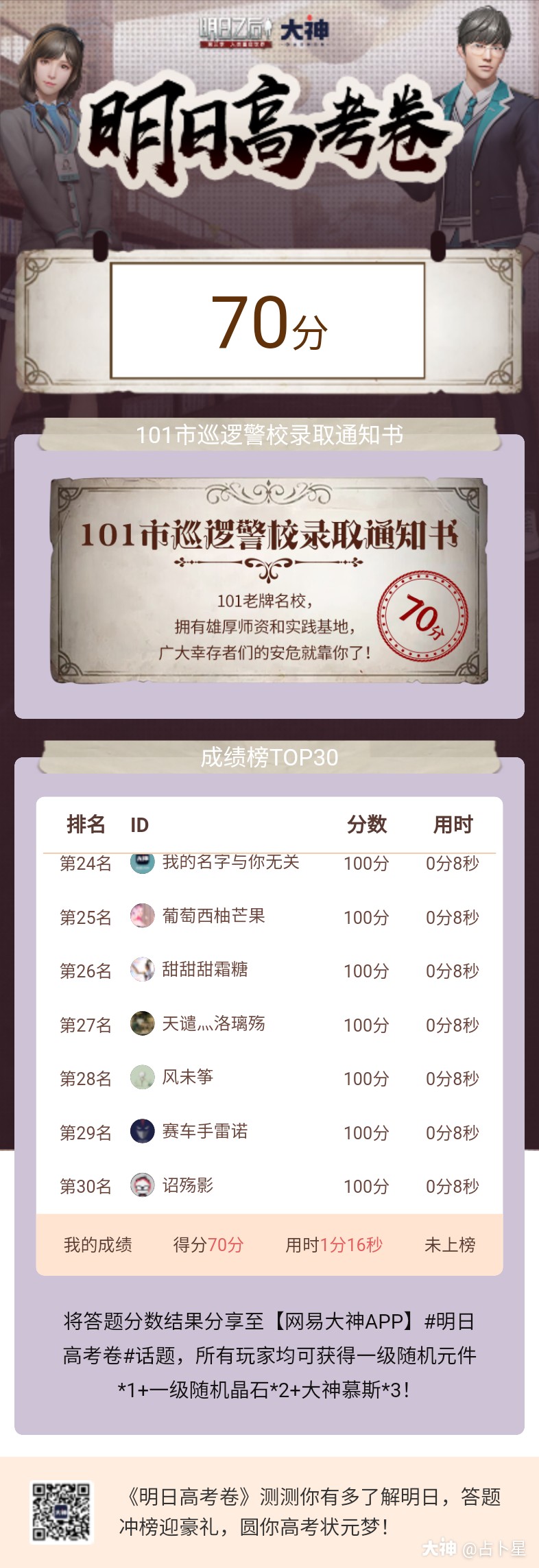 研究生考试能不能录取能够通过算卦看出 提 来自情感算命占卜占星 微博