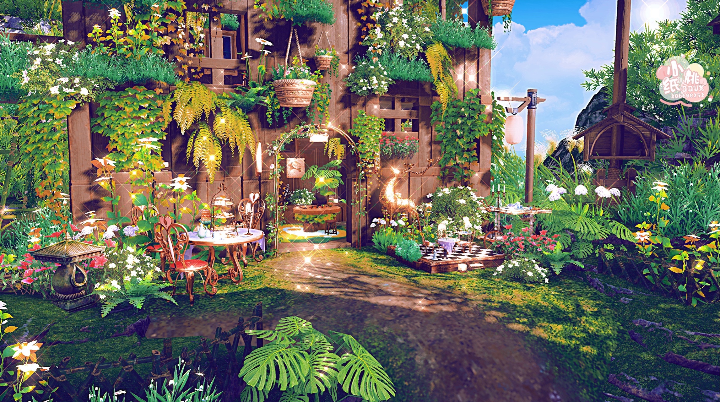 桃子:【精灵魔法木屋】在.