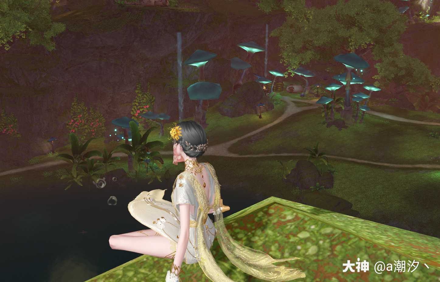 我在伞村发现一个自拍好地方_来自网易大神天谕手游圈子_a潮汐丶
