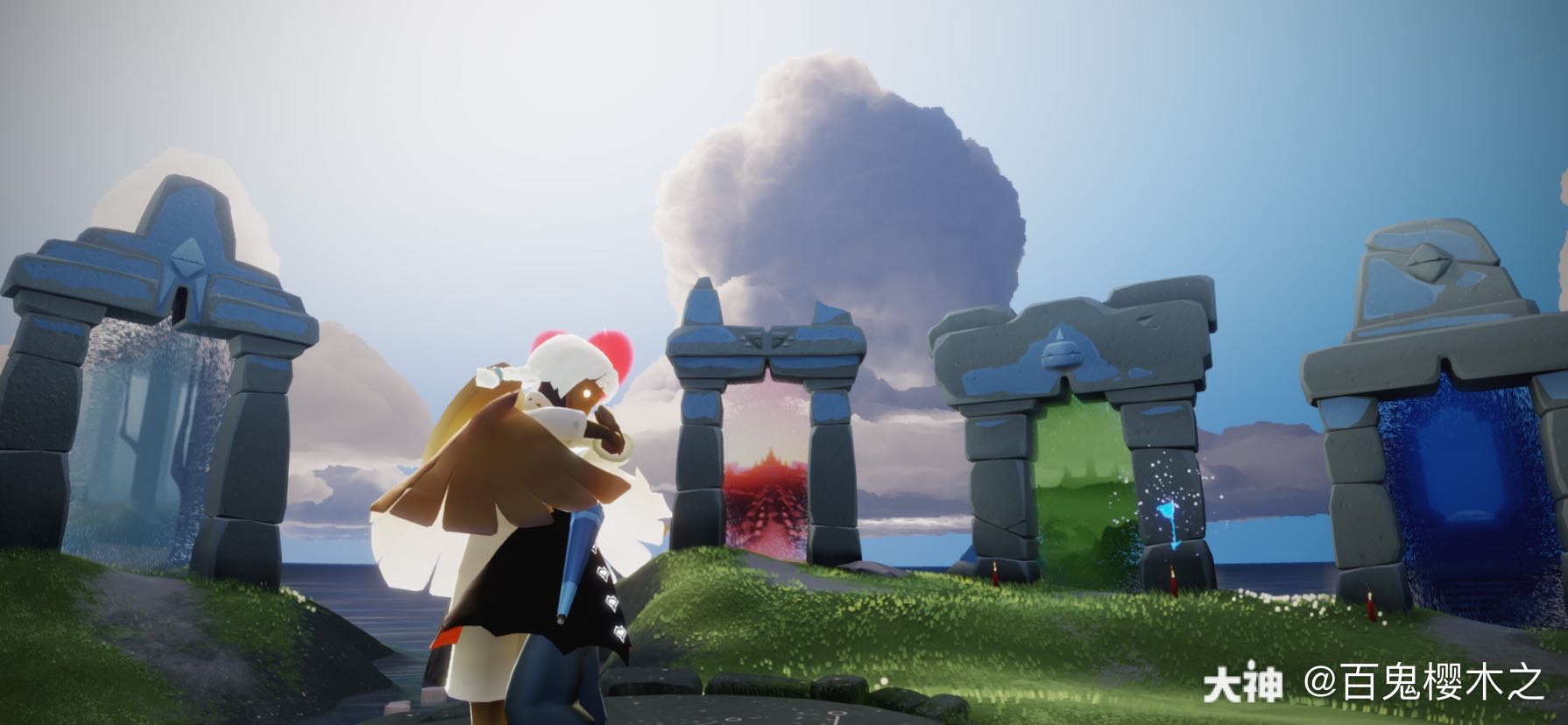 光遇日常#大树屋玩耍时.