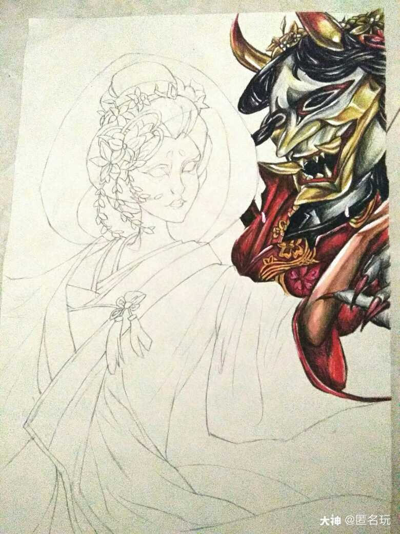 白无垢手绘 锦帽添加了白色油画颜料画的 来自网易大神第五人格圈子 匿名玩