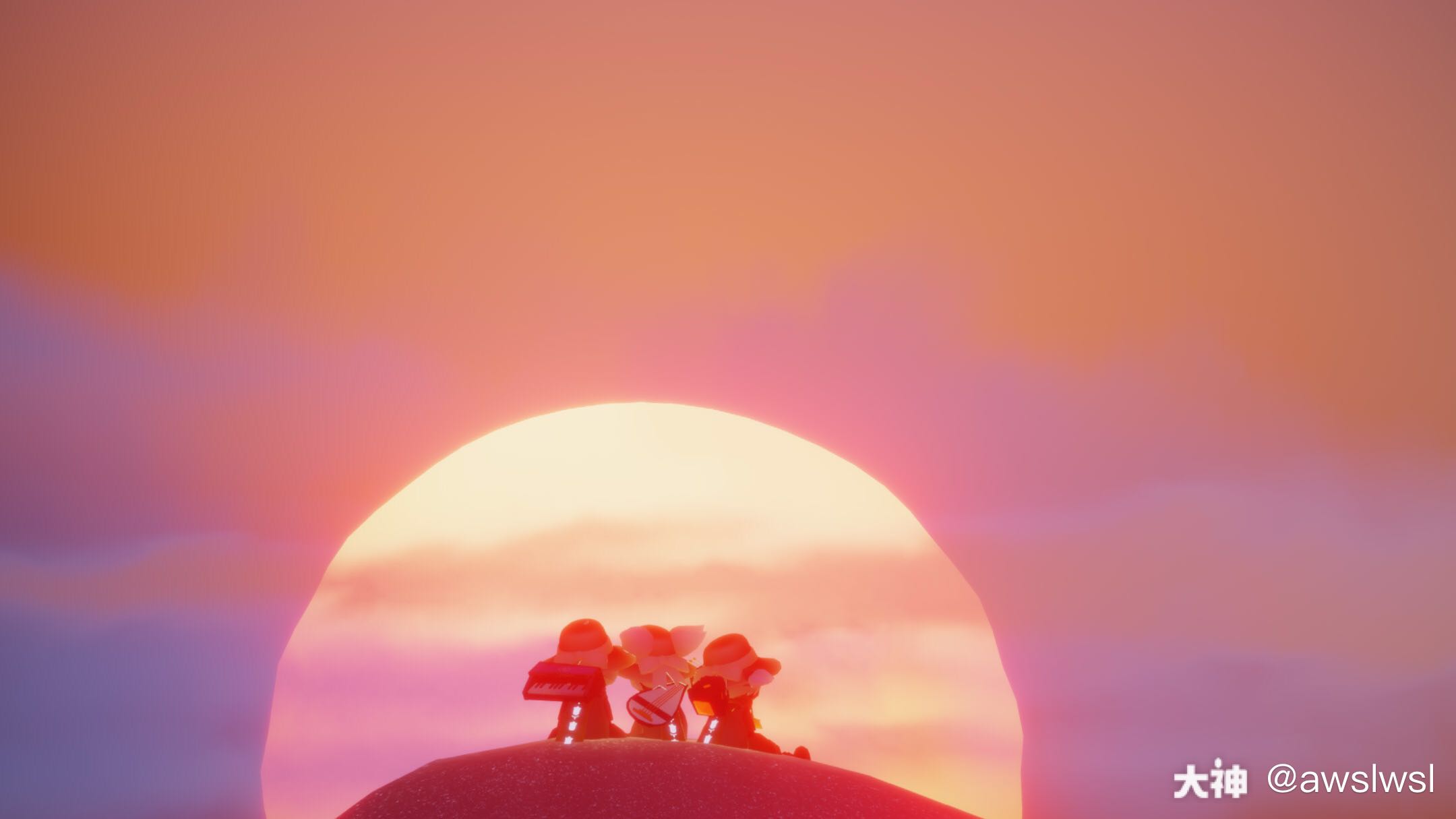 光遇落日情书# 分享我.