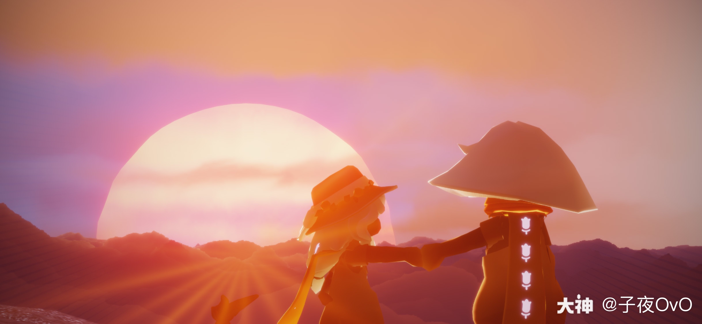 光遇落日情书# 落日是.