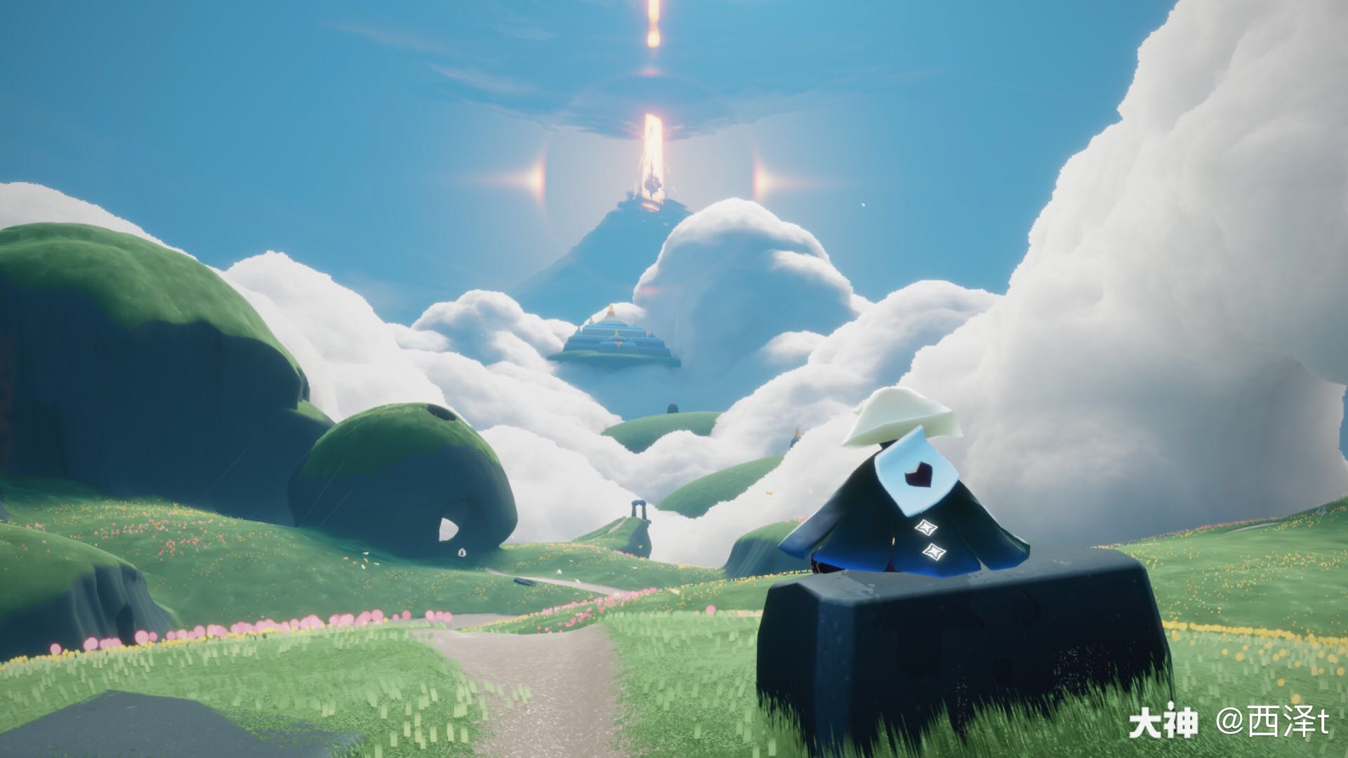 抓住夏天的尾巴,快来大神云游戏玩光遇,寻找