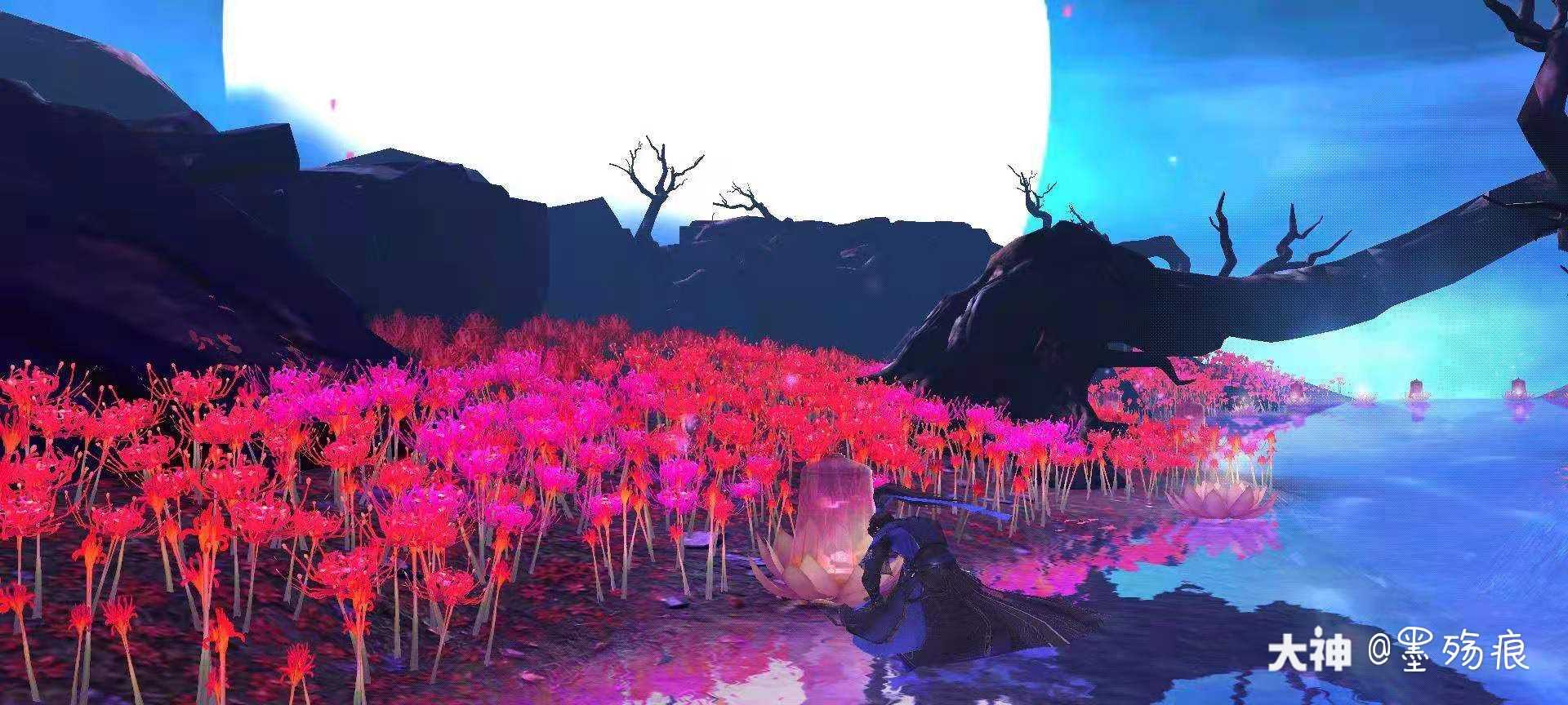 彼岸花,美得不可方物. _来自网易大神倩女幽魂手游圈子_墨殇痕