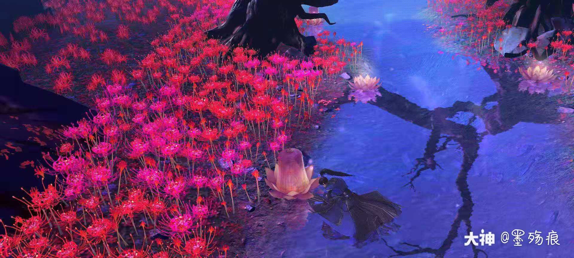 彼岸花,美得不可方物. _来自网易大神倩女幽魂手游圈子_墨殇痕