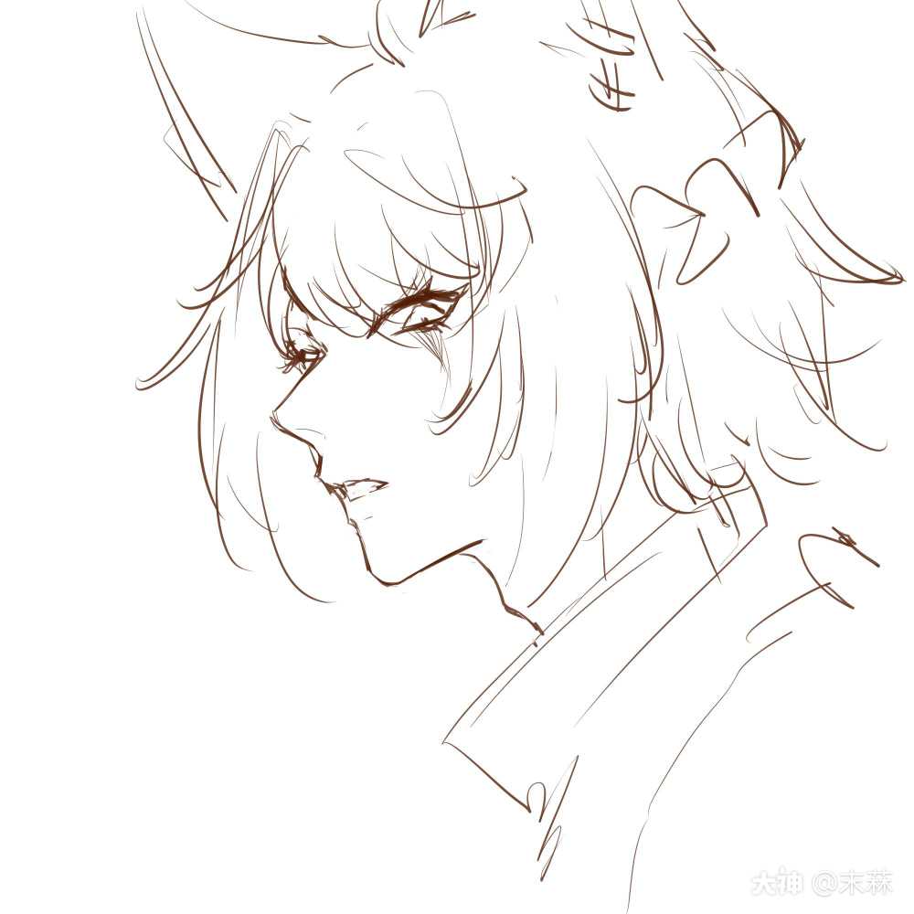 末菻          9/6         关注 #阴阳师同人##阴阳师##白藏主