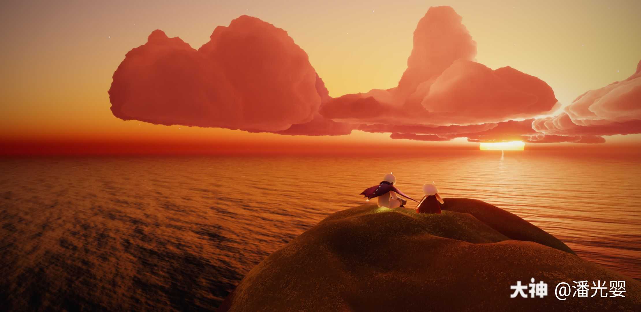 光遇日常# 那些夕阳很.