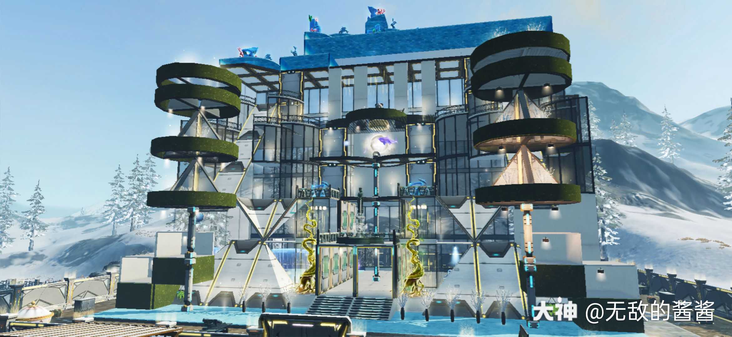 明日之后 双人建筑合集 现代/城堡.