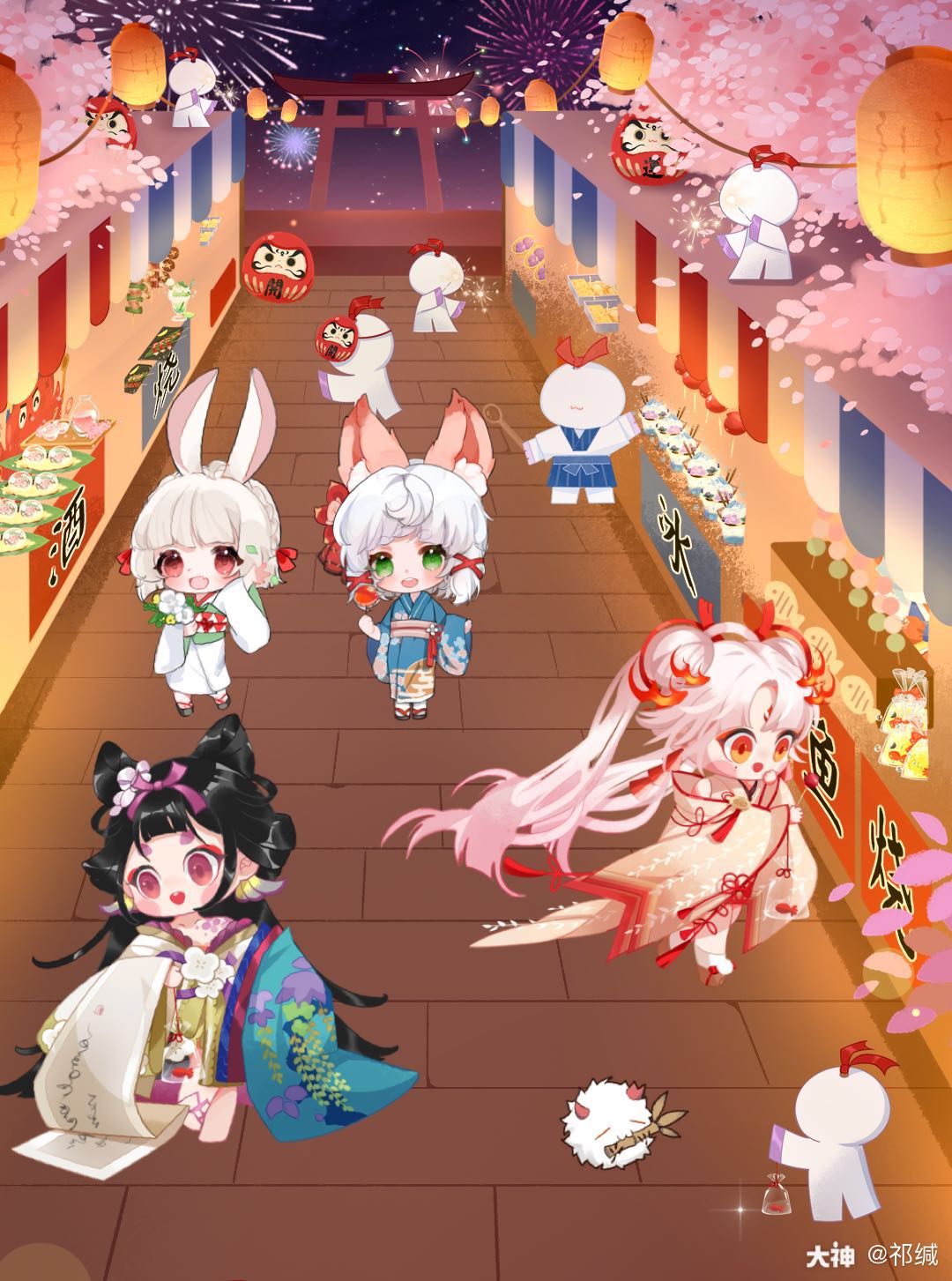 生成五周年专属手机壁纸 阴阳师大人们快来体验啦 不知火好好看鸭 来自大神阴阳师圈子 祁缄