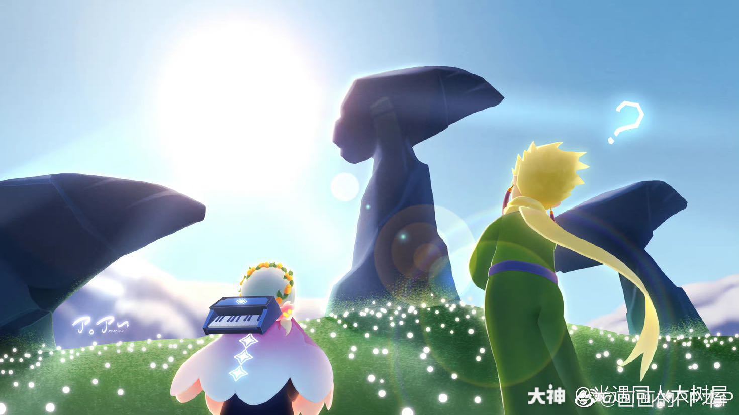 光遇高清壁纸/插画 愿小伙伴们开心每一天!