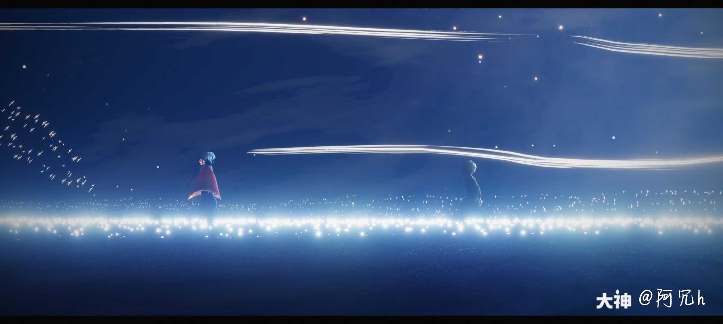 月光下的沙漠#光遇日常