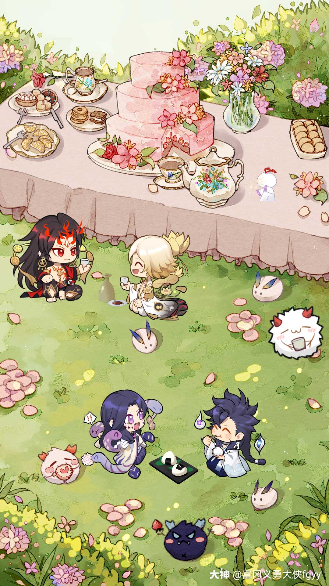 生成五周年专属手机壁纸 阴阳师大人们快来体验啦 来自大神阴阳师圈子 富冈义勇大侠fgyy