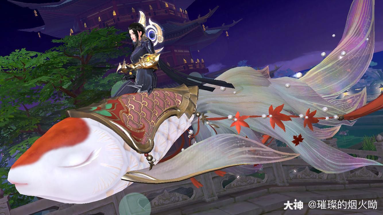 好大一条鱼!手抖不小心买个坐骑!