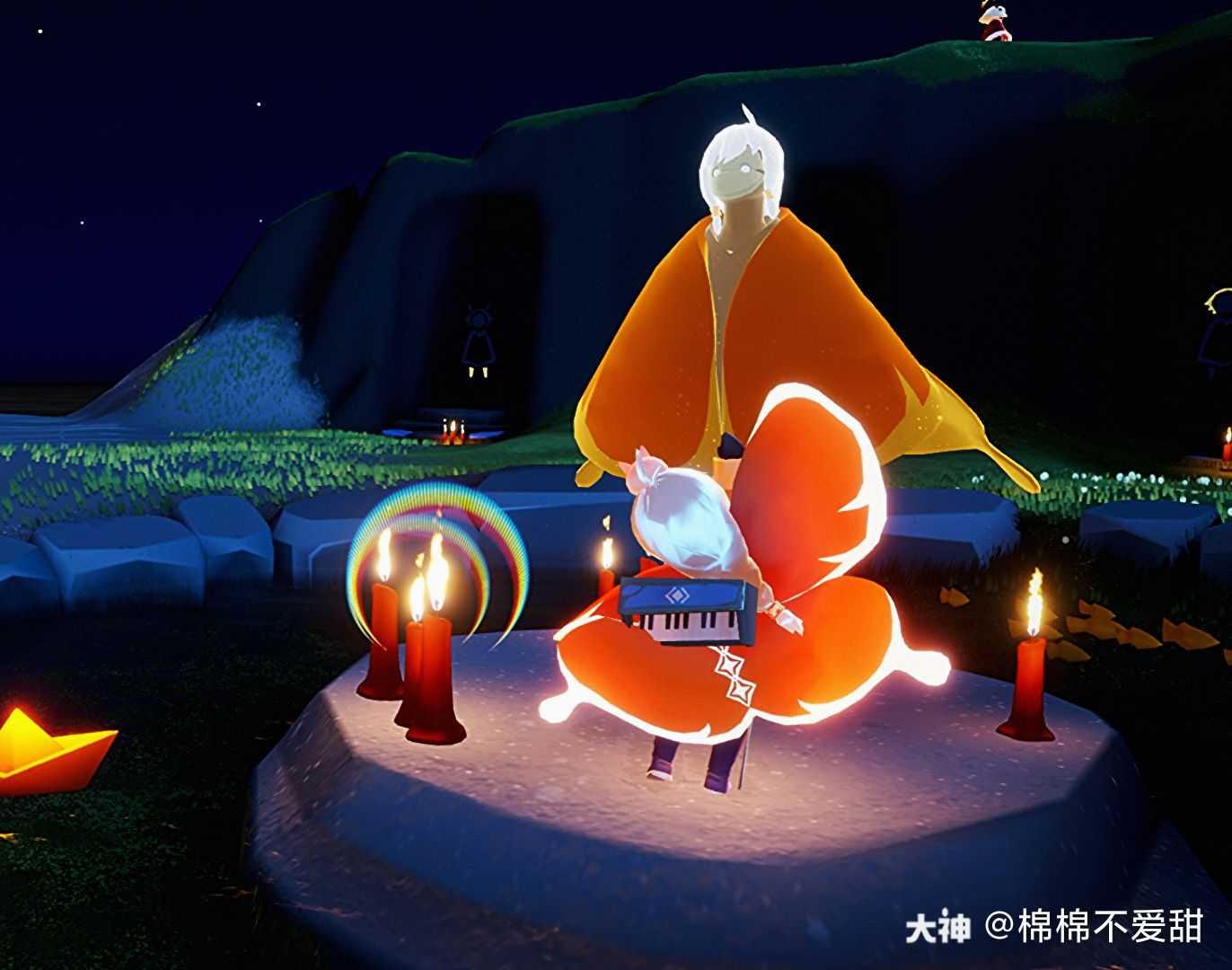 希望能回到集结季 我一定充集卡得到花环发型 花环发型和背带裤 我超级爱 可惜我 来自网易大神光 遇圈子 棉棉不爱甜