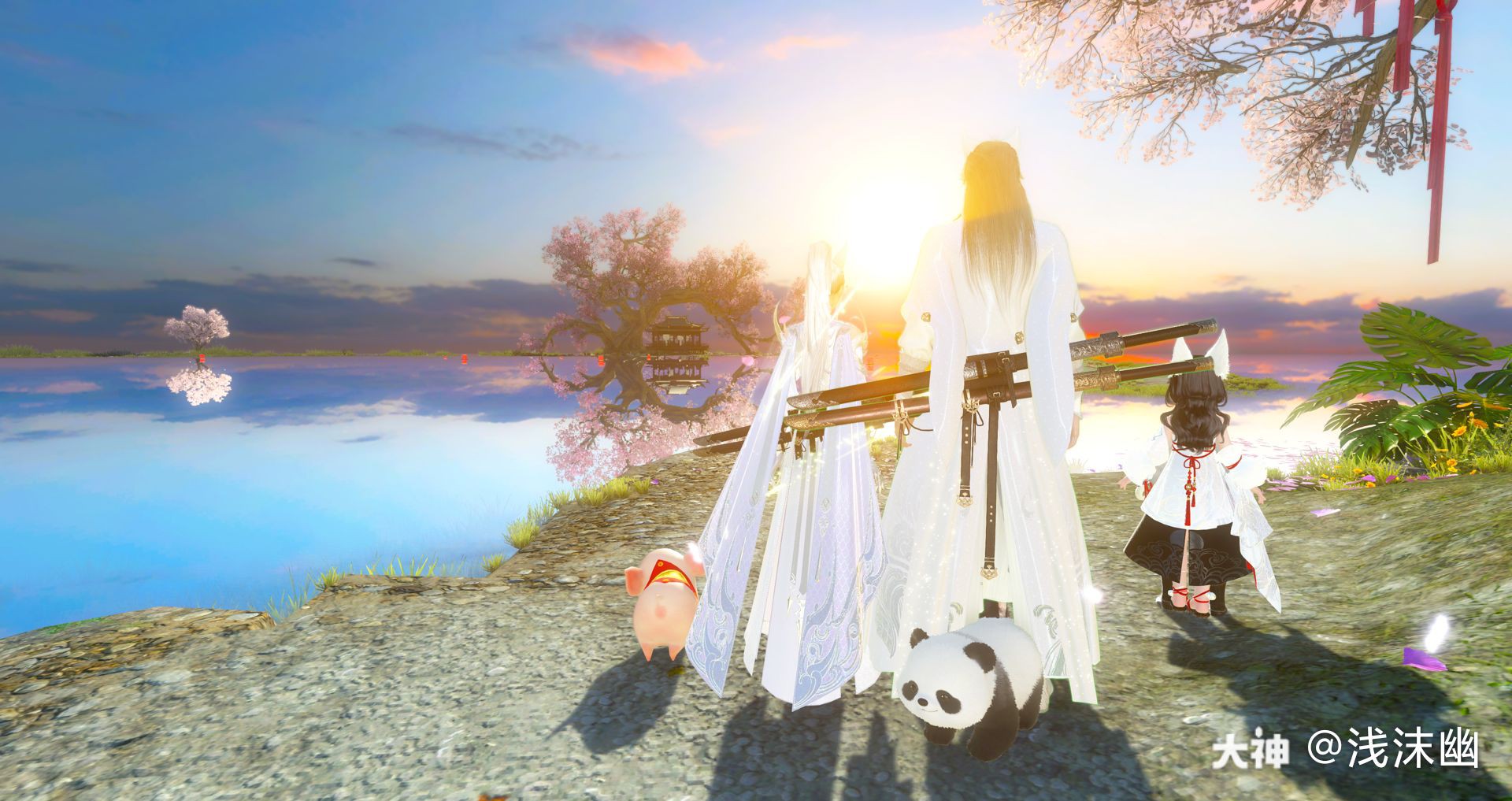 双开种花 康康风景 来自网易大神逆水寒圈子 浅沫幽