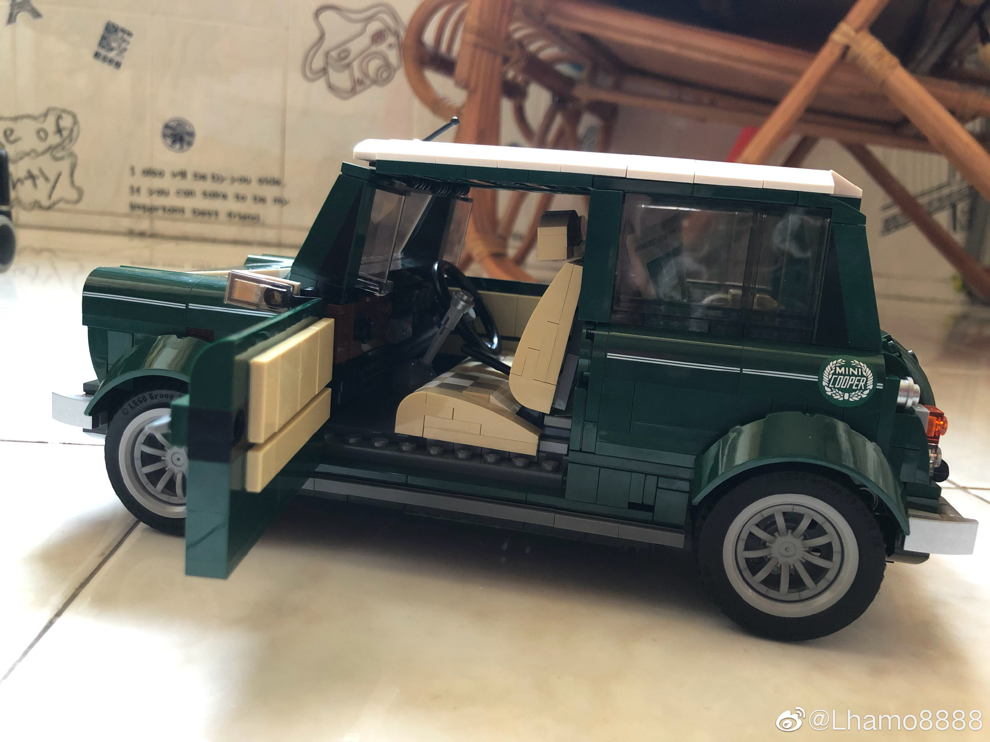 乐高10242,mini cooper完工.