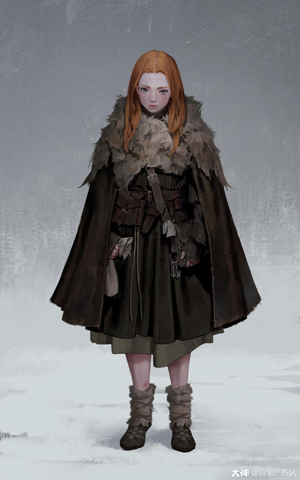 韩国《暗黑复仇者》原画师donghokang,除了赛博朋克猫娘,他笔下的女