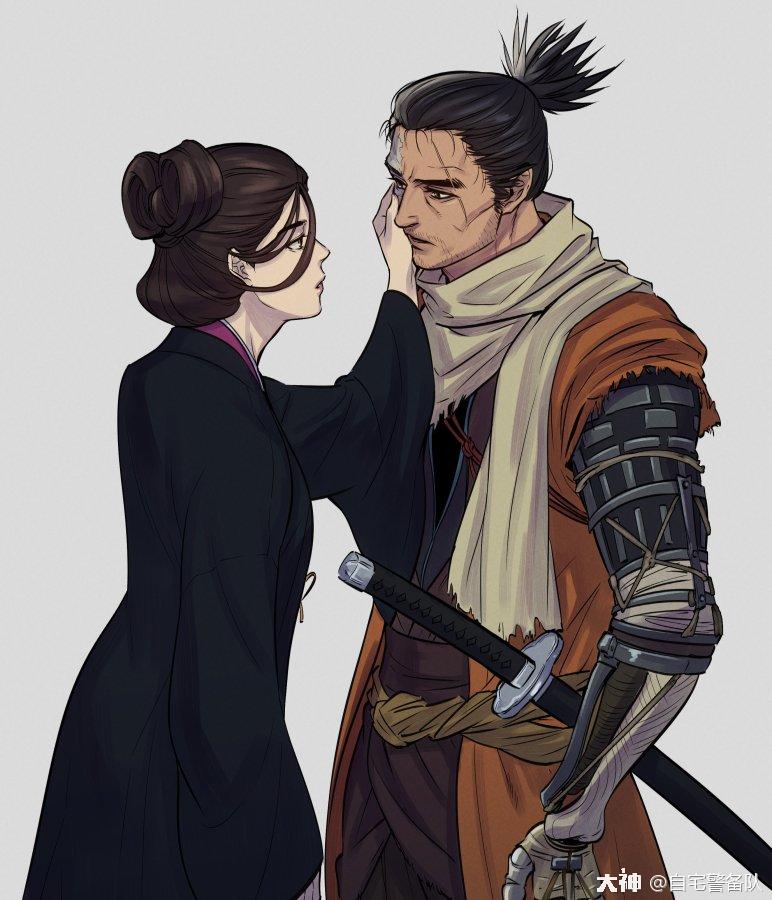 自宅警备队:#这位大触我喜欢#【更新一波可爱风格的《只狼