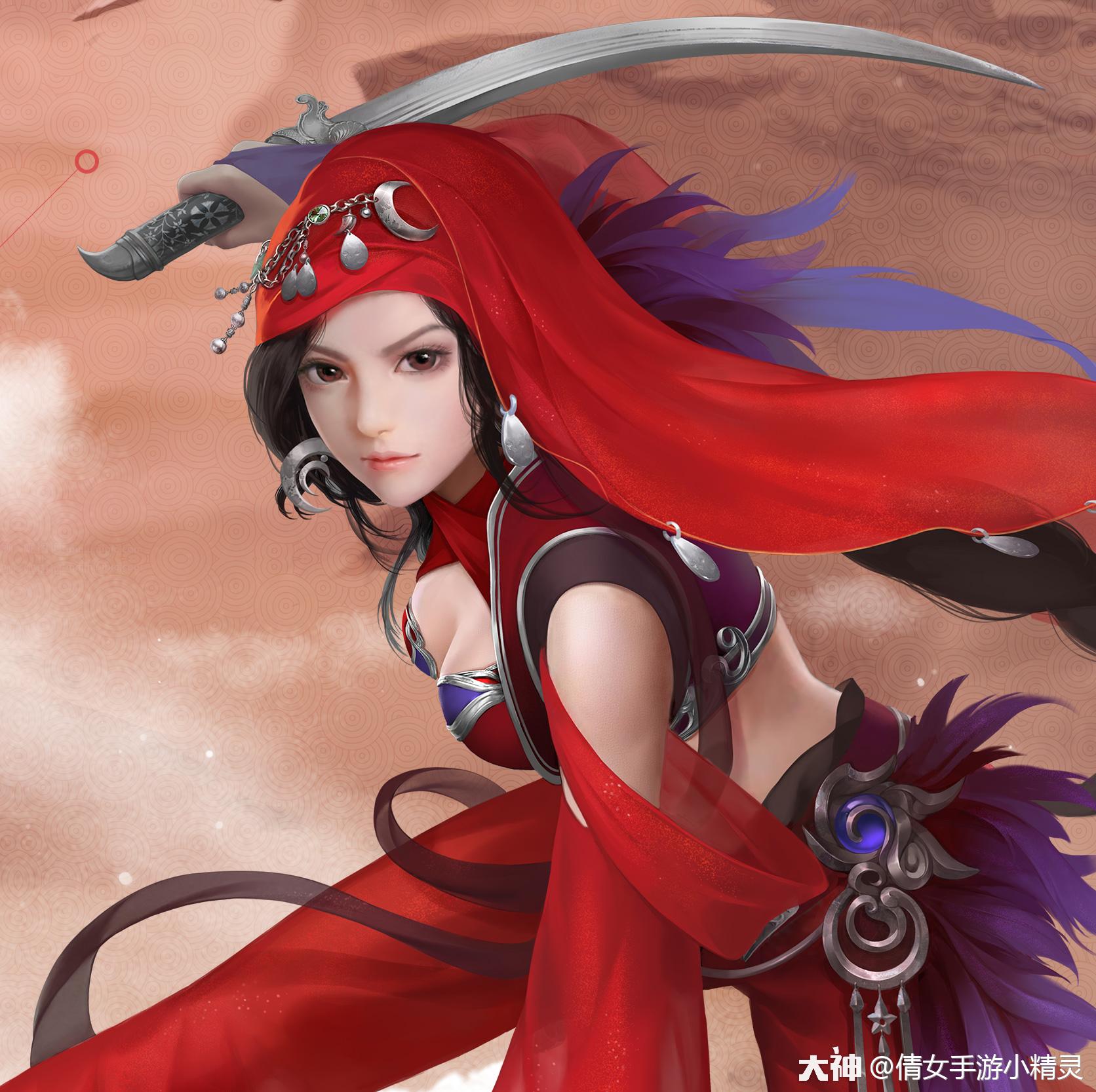 【凡身迭代女侠客拓本】 .