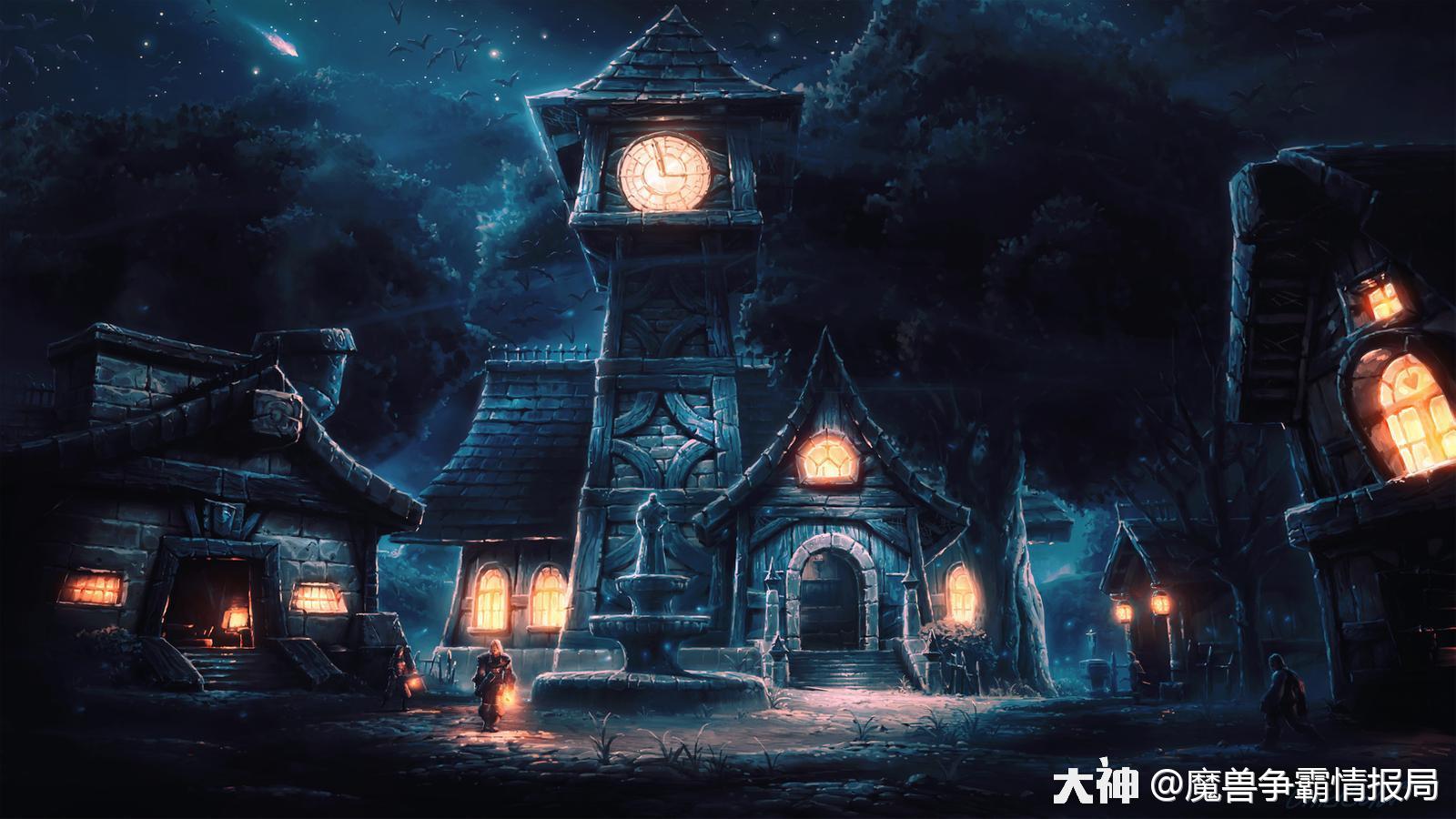 迷人的夜色镇,中秋在这里赏月应该是个不错的选择.