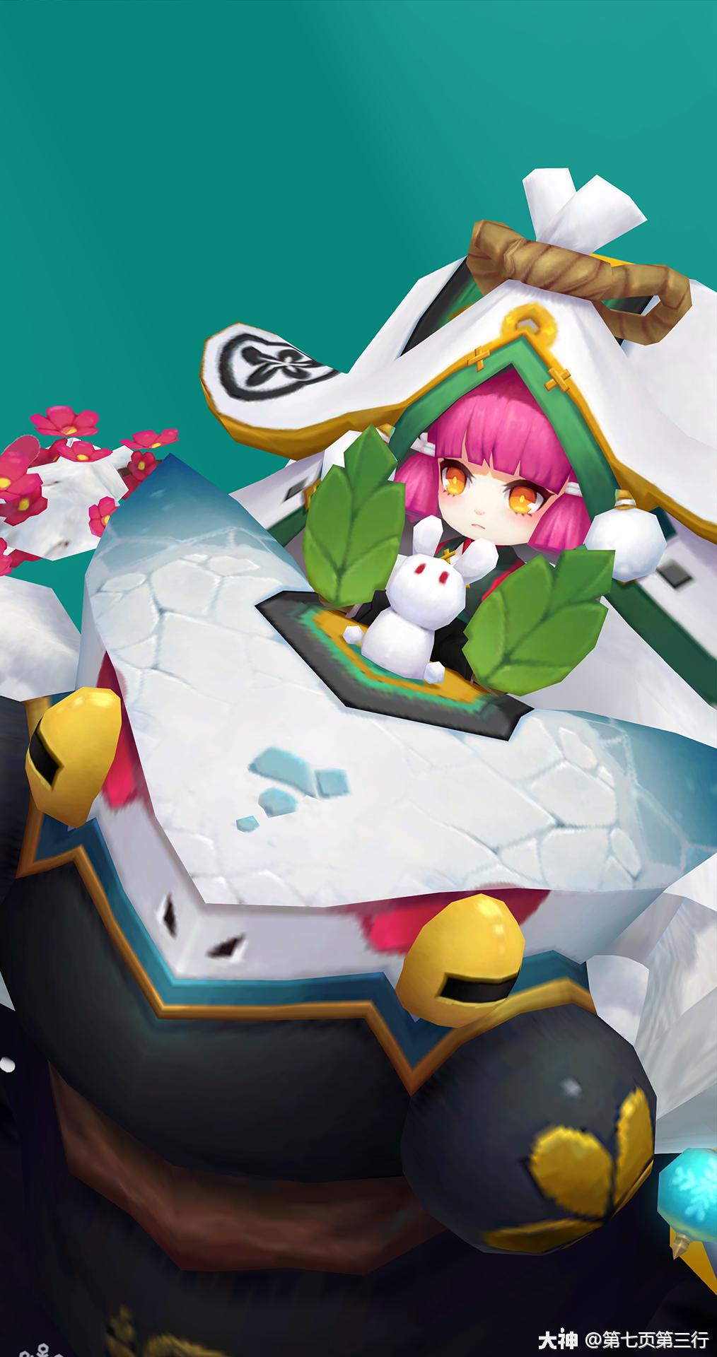 山兔最新皮肤【灵山雪兔】 唯美截图