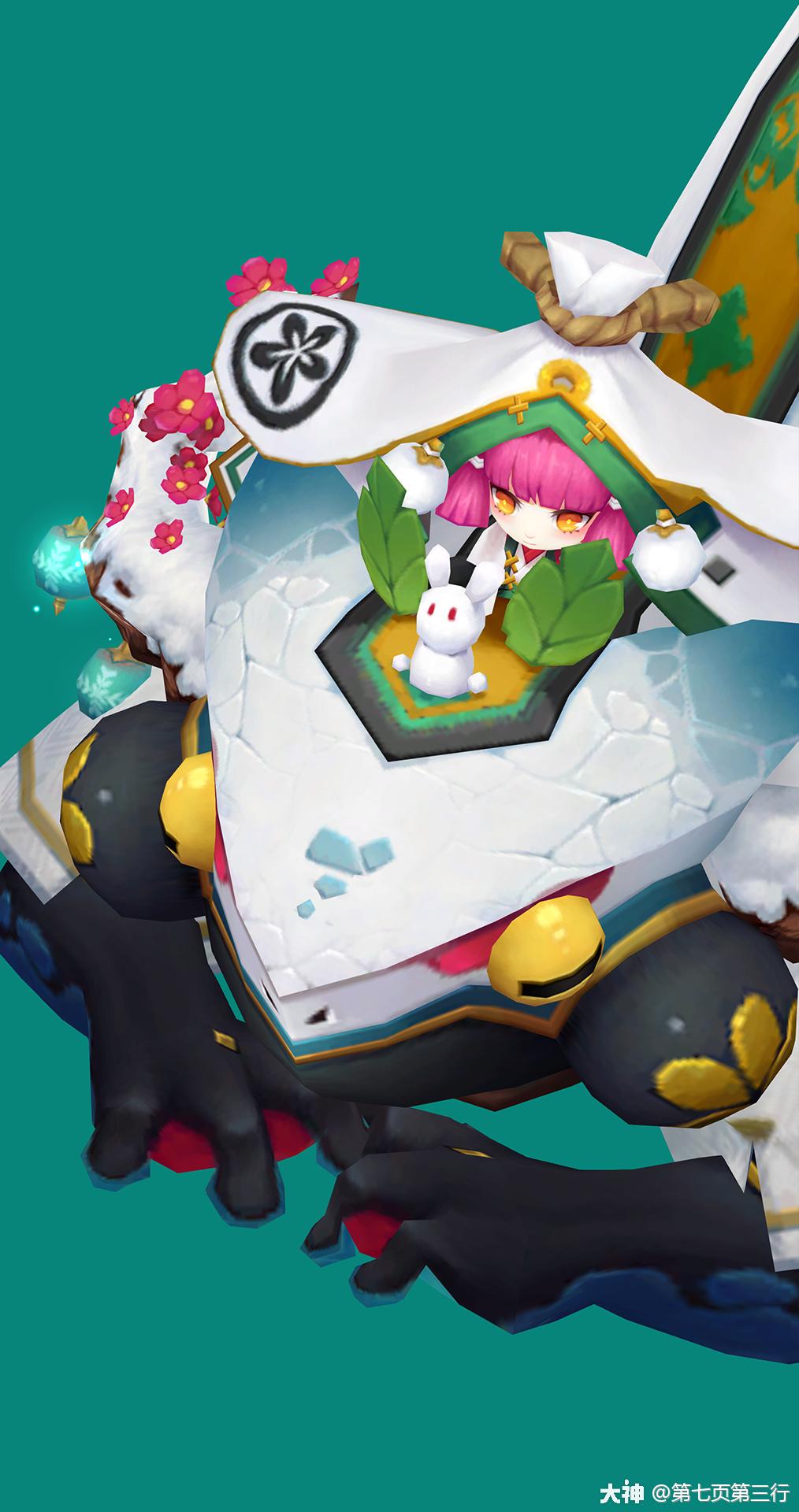 山兔最新皮肤【灵山雪兔】 唯美截图