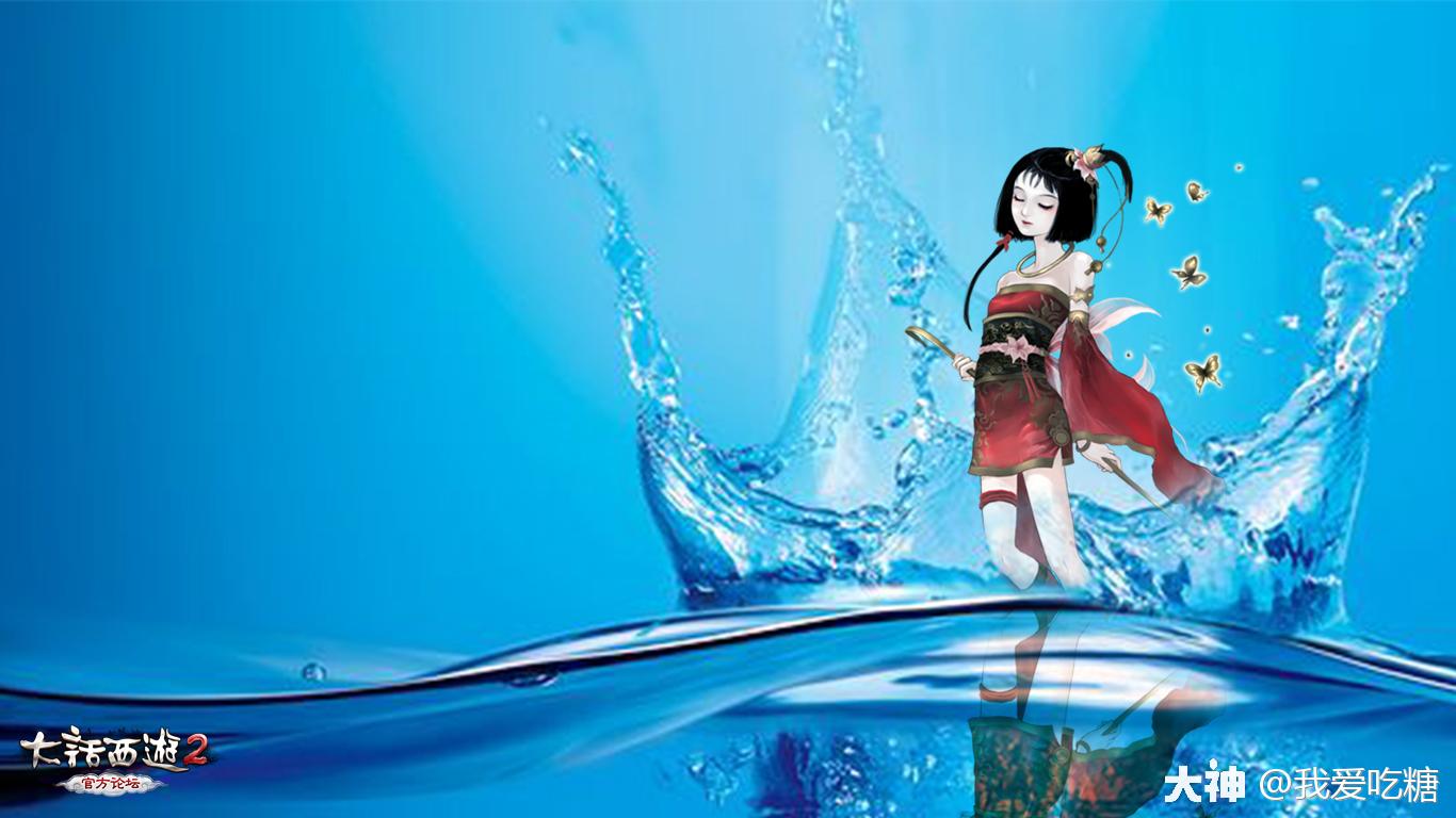 电脑壁纸 蓝色大海的传说 夜溪灵来自我爱吃糖 大神 电脑壁纸 蓝色大海的传说 夜溪灵来自我爱吃糖 大神
