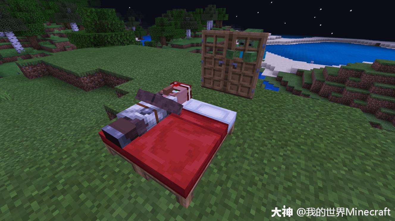 村民在野外安全过夜的秘密竟然是 来自大神我的世界圈子 我的世界minecraft