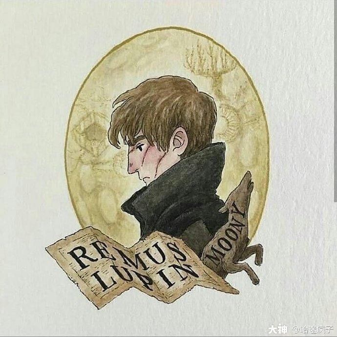 一组霍格沃茨教授们的肖像画.