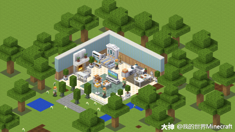 家园功能 即将上线啦 冒险家们将在新版主界面上发现全新入口 我的家园 点 来自网易大神圈子 我的世界minecraft