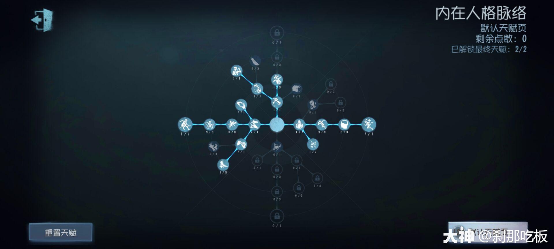 魔术师天赋加点 来自网易大神第五人格圈子 刹那吃板