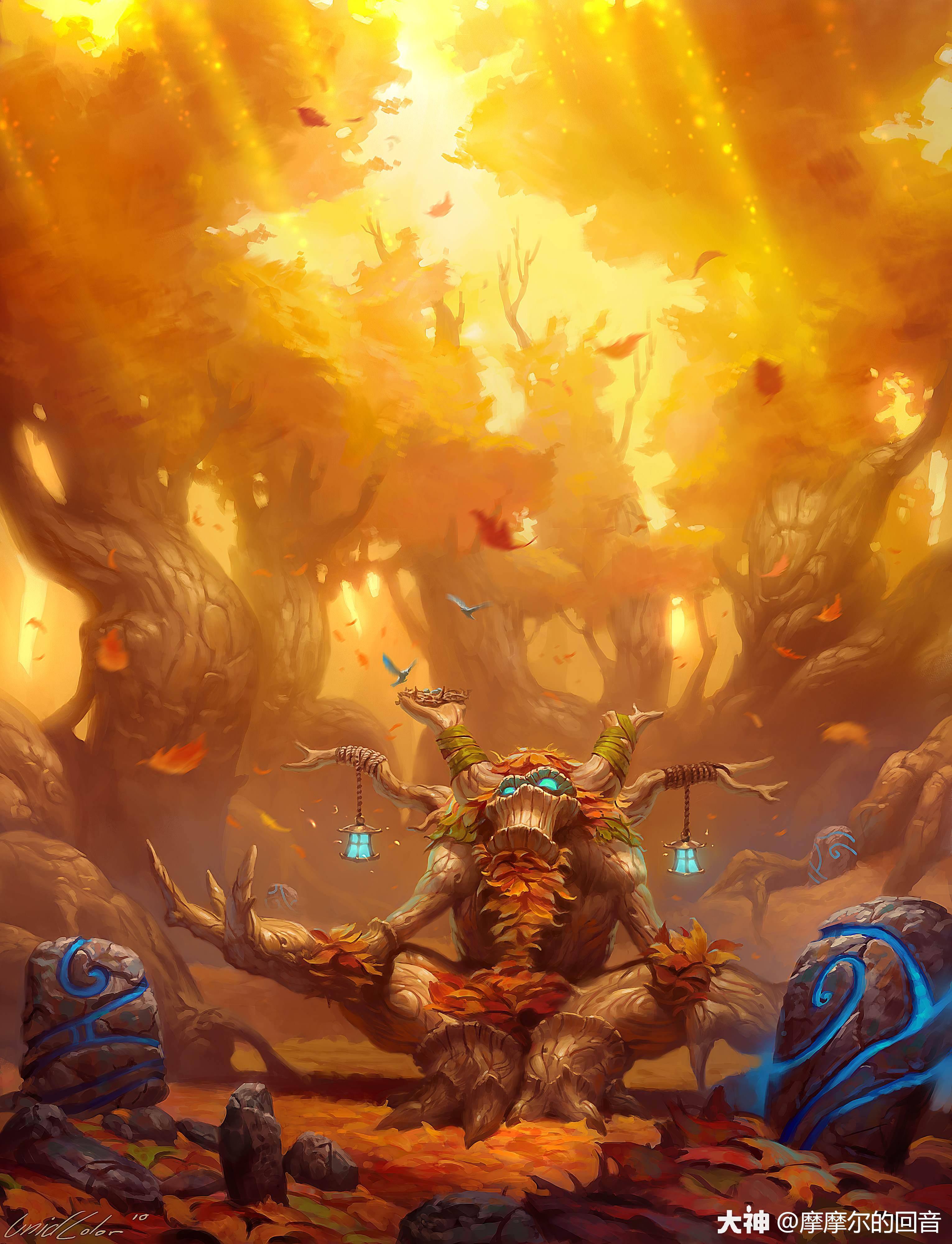 亦静亦动的古老守护者——树人_炉石传说 | 大神