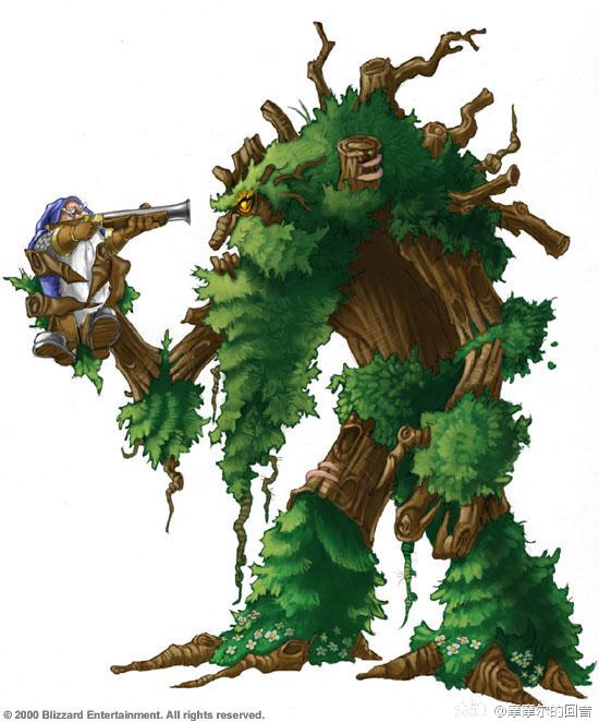 亦静亦动的古老守护者——树人_炉石传说 | 大神
