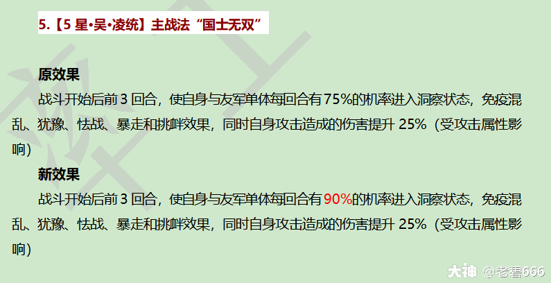 反击 曹操 战法平衡性调整 蝶翅效应解读 来自网易大神率土之滨圈子 老碧666