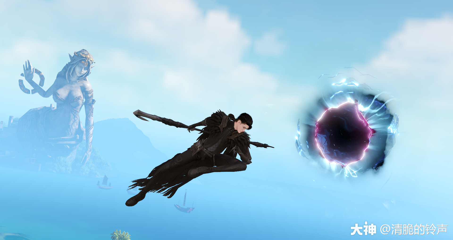 天谕手游#流光的大飞行.