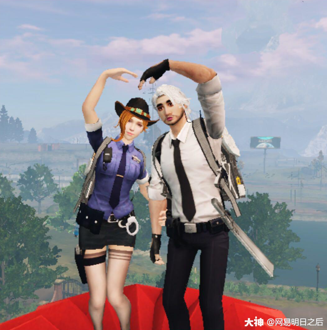 新双人动作席卷末世猛男比心甜过初恋