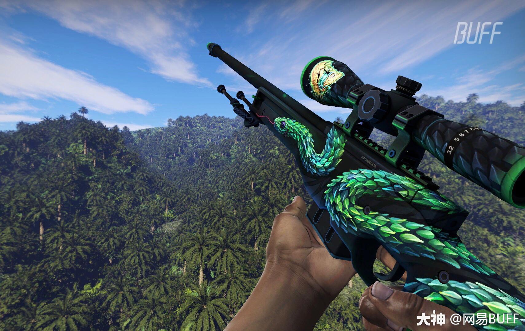 CSGO皮肤鉴赏:AWP | 树蝰_大神
