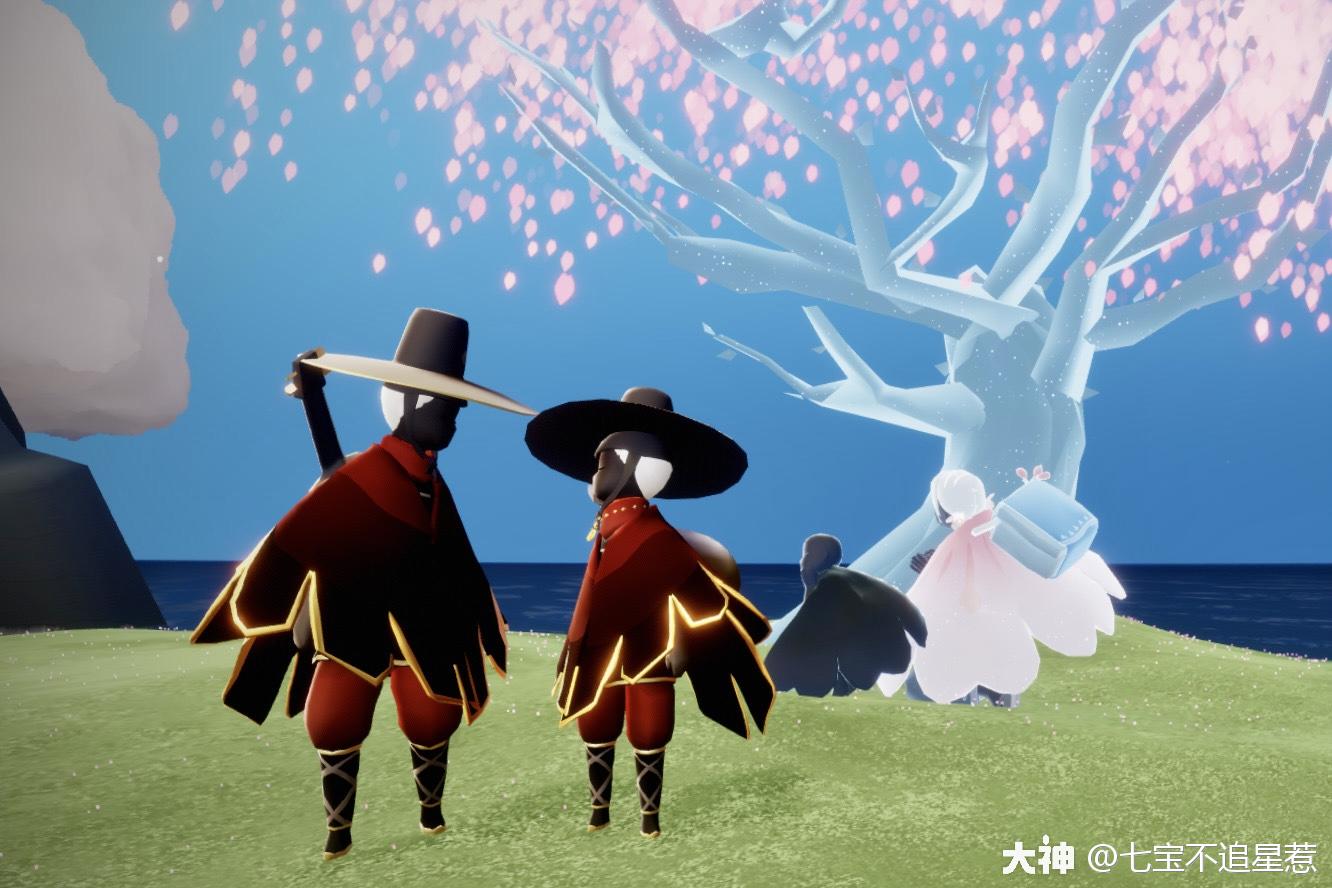 推紓5 穿搭详情:明制帽黑脸面具梦想季凤凰斗篷梦想季邮差裤子吉他