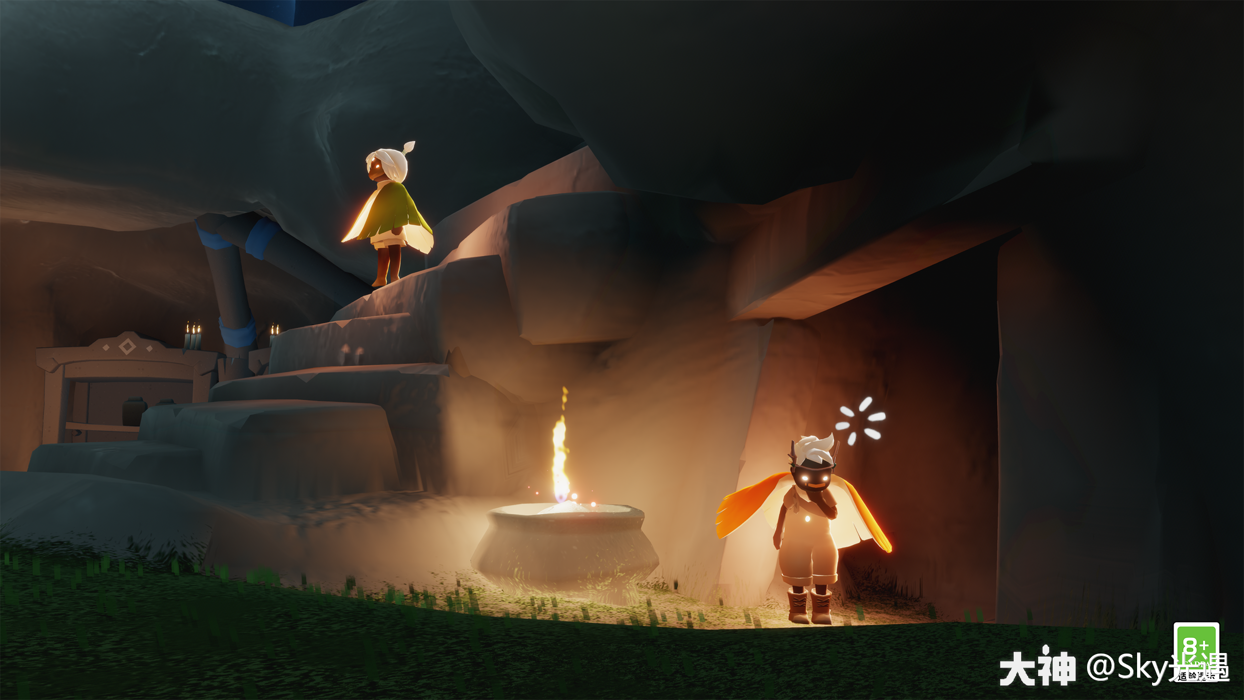 童趣服饰怀旧时光丨光遇集结季服饰动作介绍