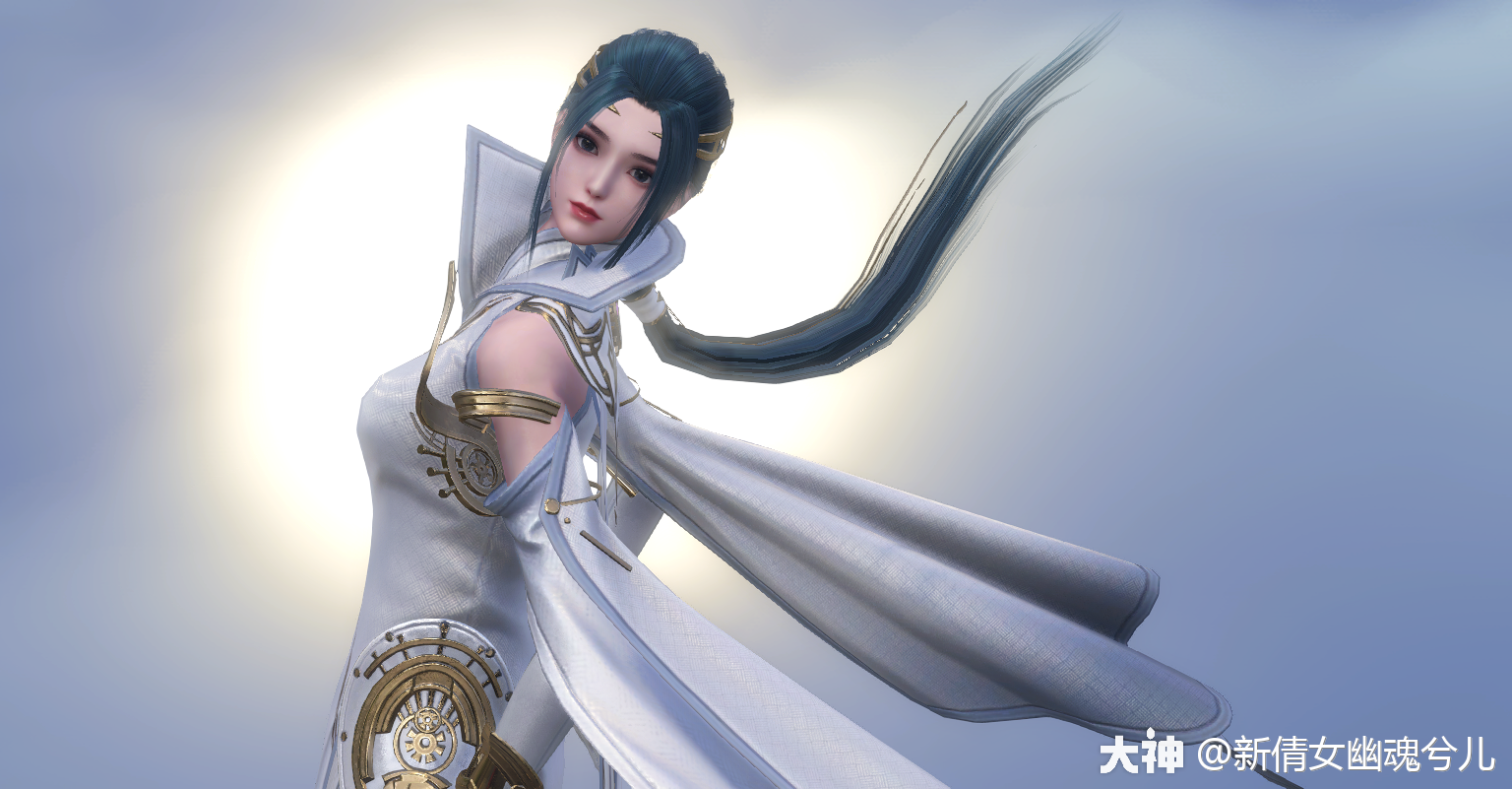 要说谁是及腰的长发,还能这么飒的,那就非阮烟罗莫属了!