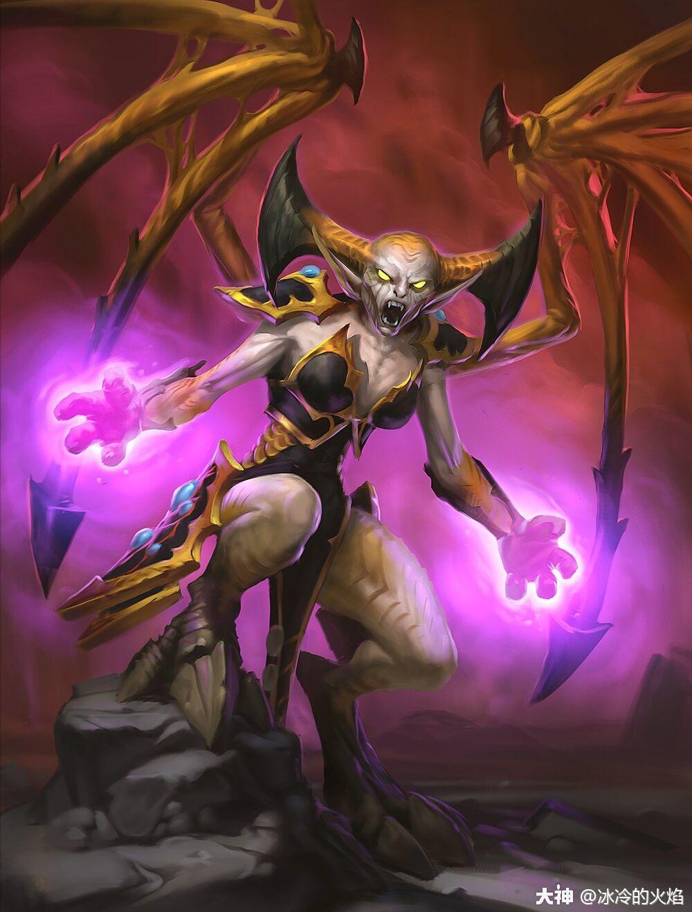 蛛后泰兰娜坐下还有忠心耿耿的末日指挥官贝尔艾什,一个与末日领主